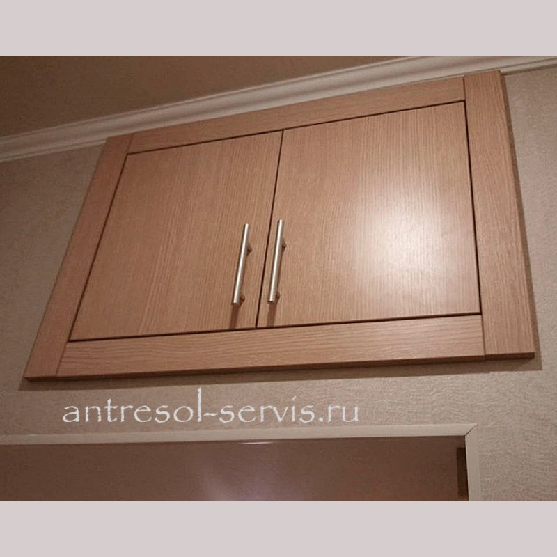 Дверь раздвижная ПВХ антресольная ш60-84хв50