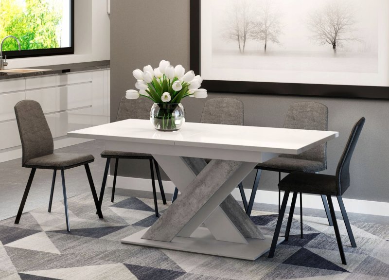 Стол Jackson 140 White beton