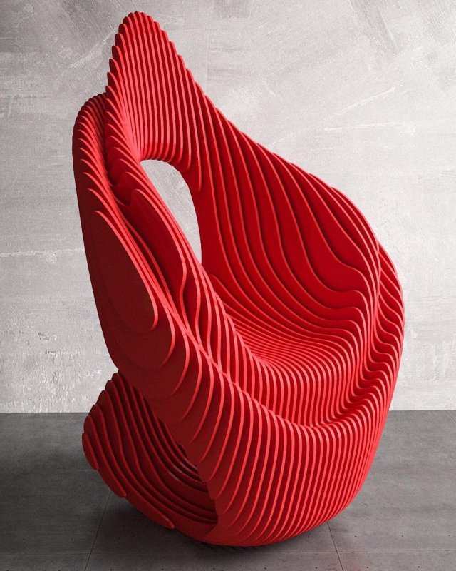 Параметрические скамейки Parametric Bench
