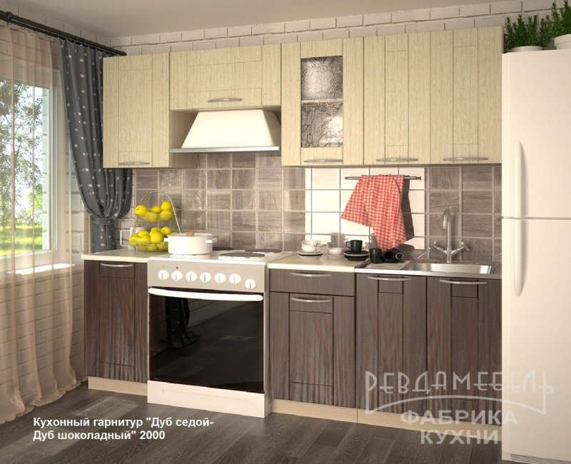Кухонный гарнитур латте 2000