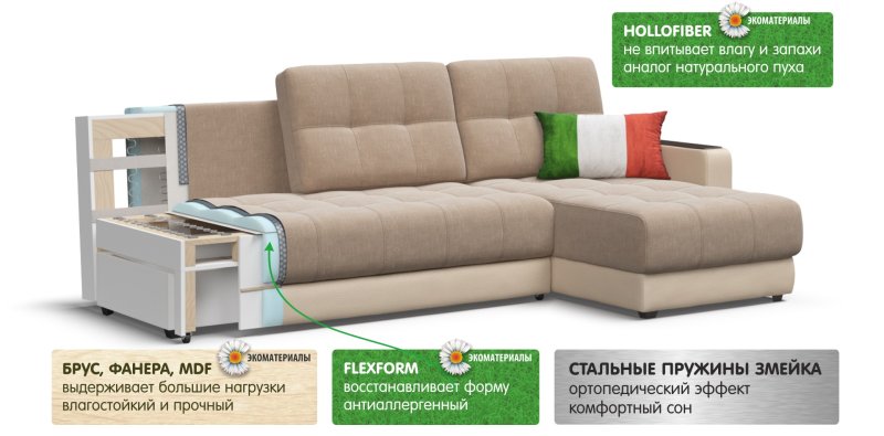 Лекко Фог кровать Милана