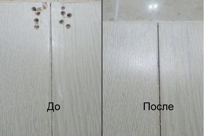 Сколы на дверях межкомнатных