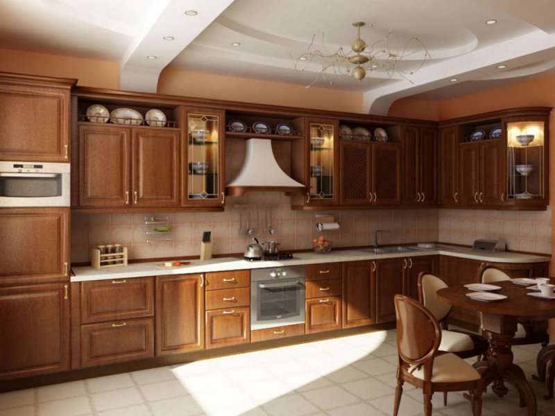 Классический интерьер кухни
