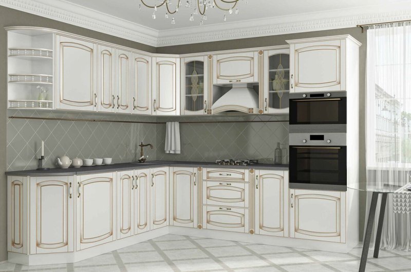 Кухня Ампир с патиной