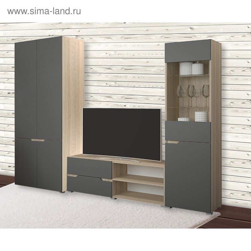 Кухня Амика графит