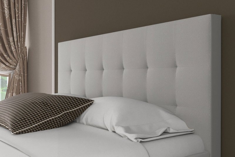 Queen Bed with Safavieh Arabelle Tufted Headboard