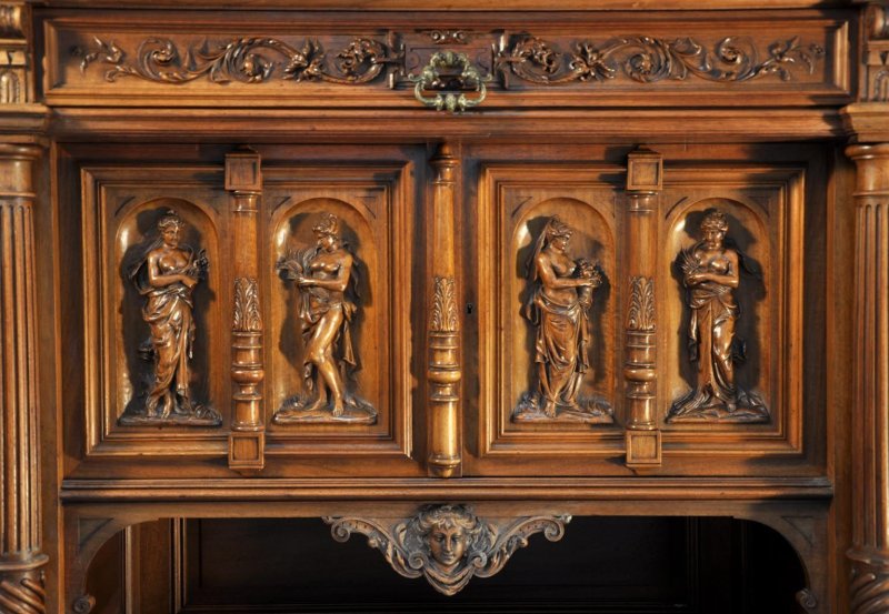 Carved Renaissance Cabinet