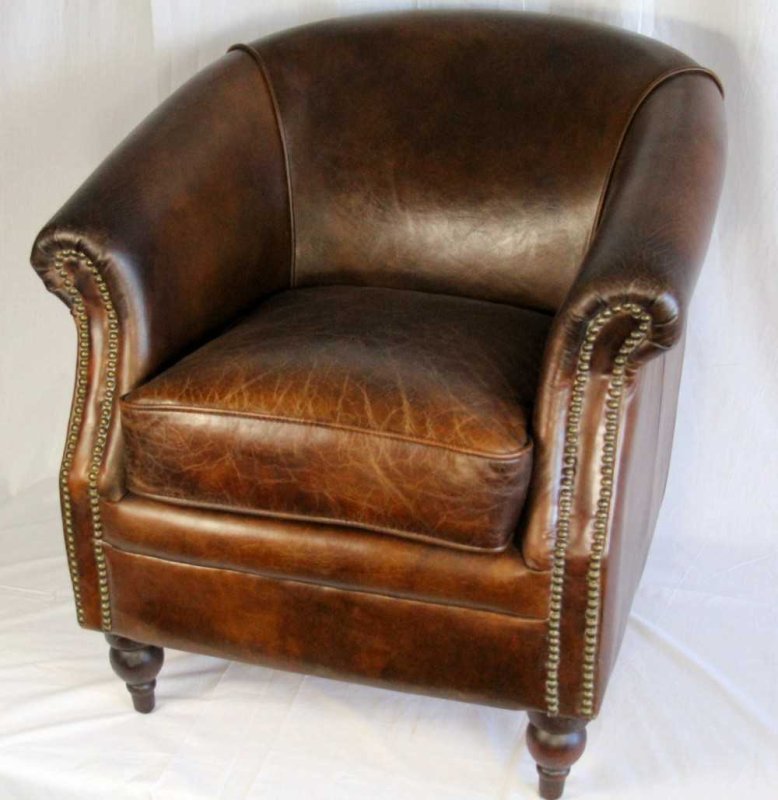 Кресло Norbert Armchair Brown Vintage