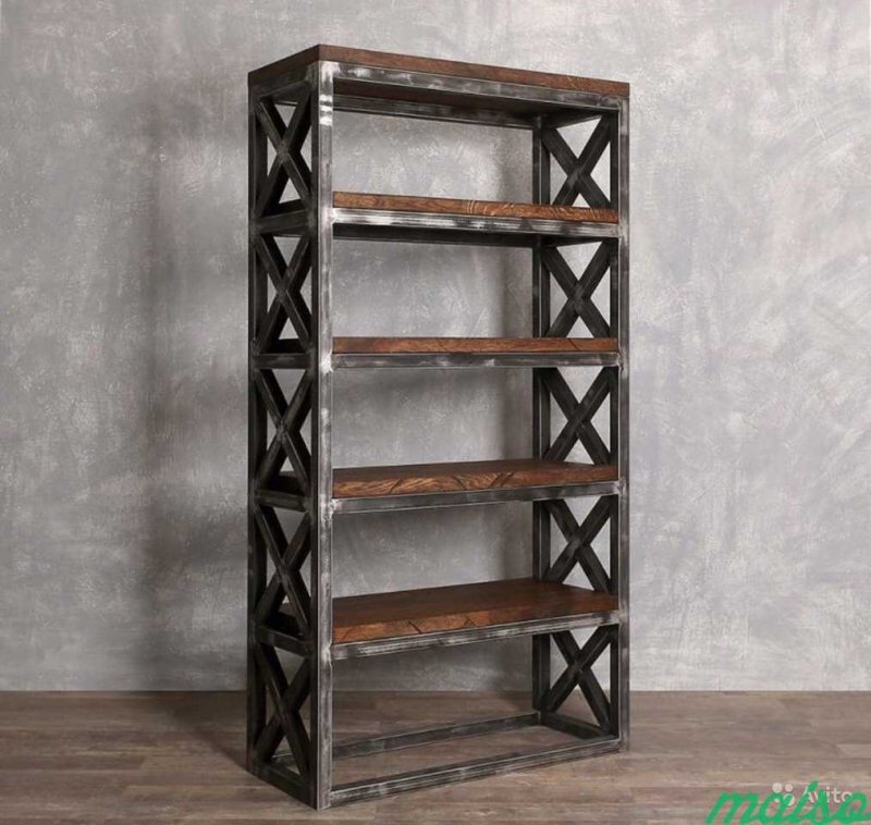 Этажерка Metall&Woods St-3 в стиле лофт