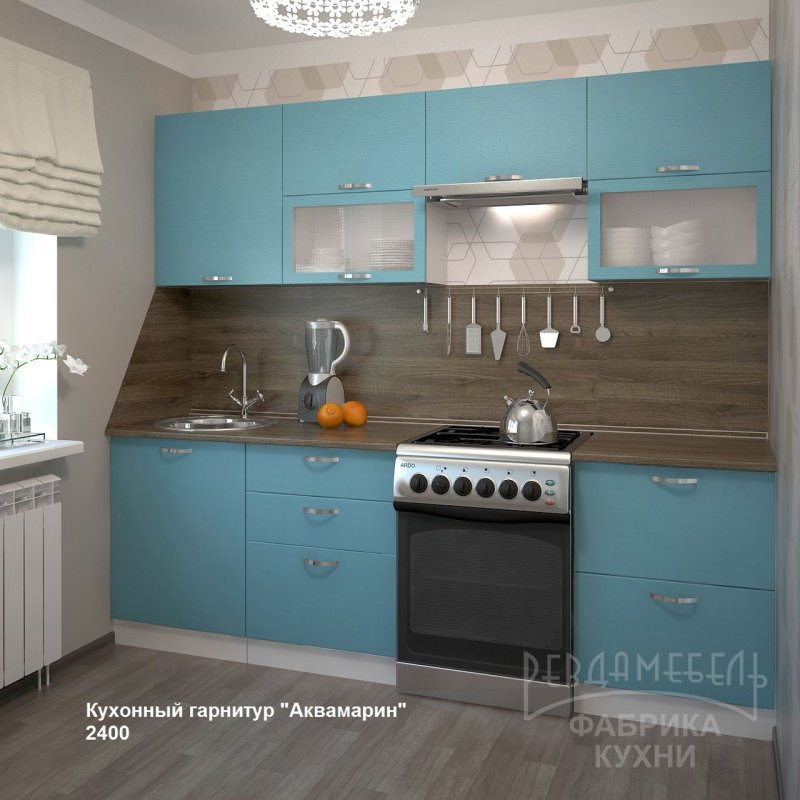 Кухня волна 2 м капучино