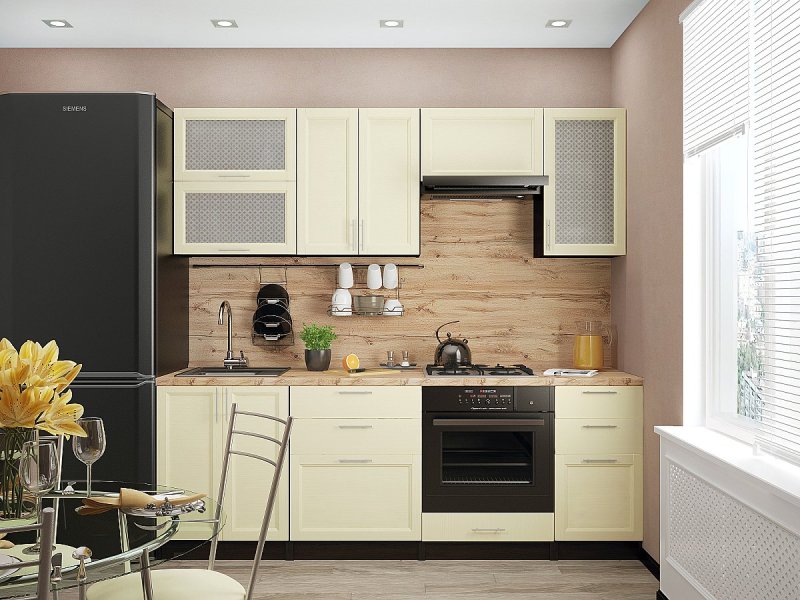 Кухня Сканди-01 Graphite Softwood