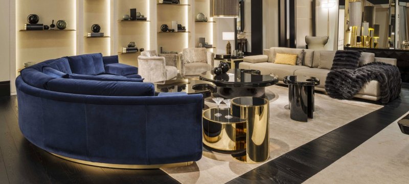 Гостиная Fendi casa