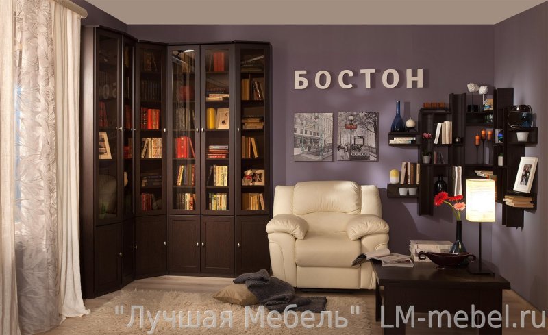 Книжный шкаф Бостон Глазов