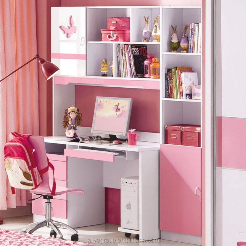 Polini Kids стол письменный Mirum 1445 высокий с полкой