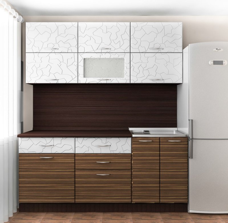 Кухня Эра 2800 зебрано