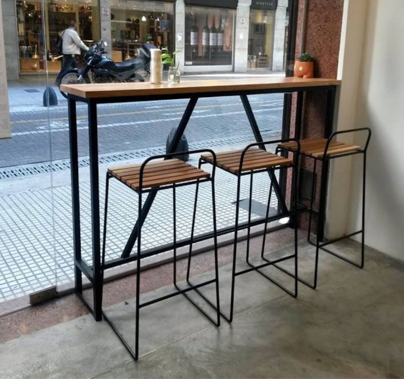 Каркас барной стойки из металла