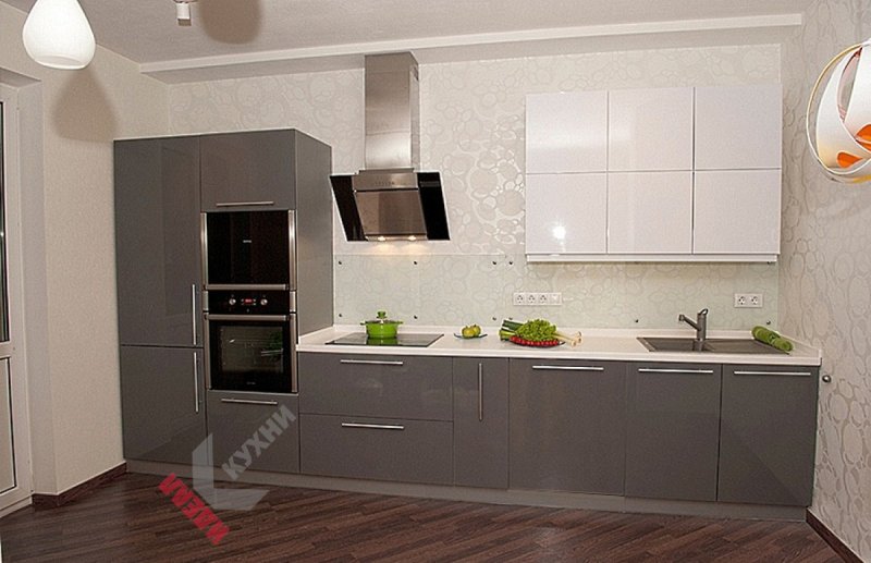 Кухни из крашенного МДФ