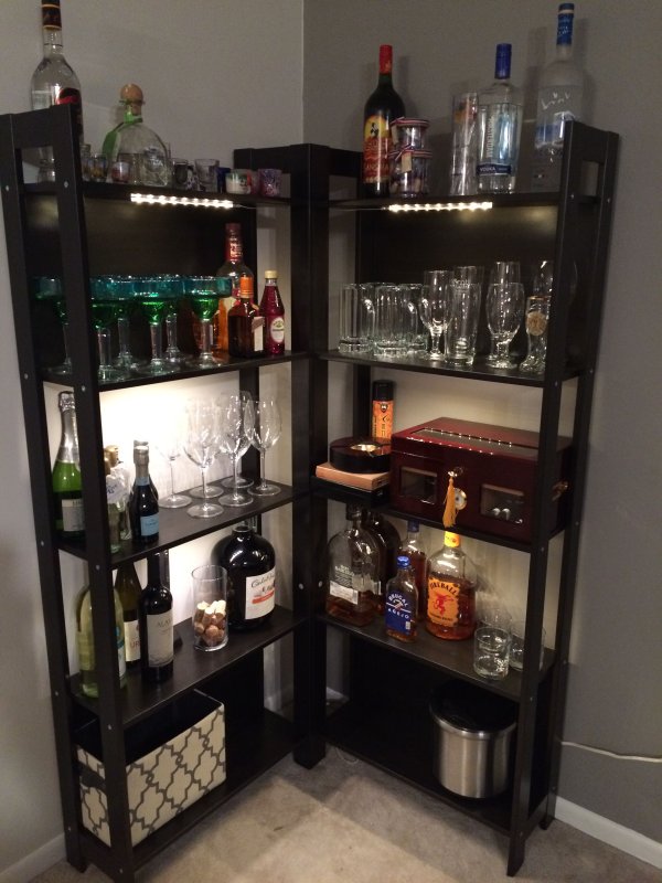 Versailles Mirrored Bar Cabinet винный шкаф