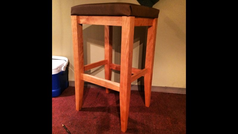 Hamilton Black Leg Bar Stool