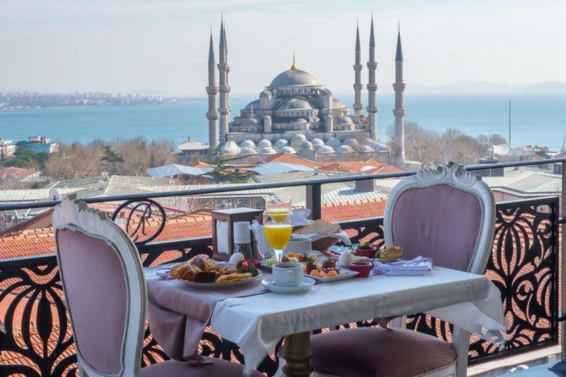 Ресторан Hagia Sophia Terrace Стамбул