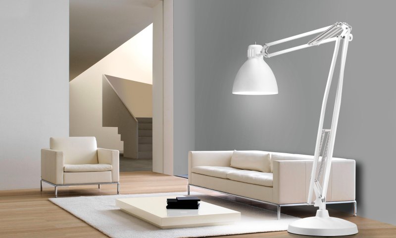 Светильник напольный, белый ikea Holmö ХОЛЬМЭ 603.941.22