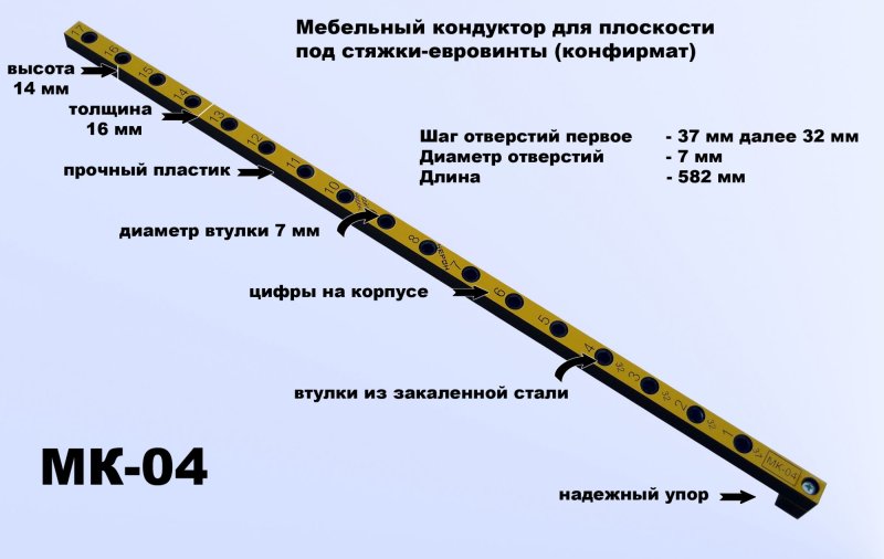Эксцентриковая стяжка для ЛДСП 22 мм