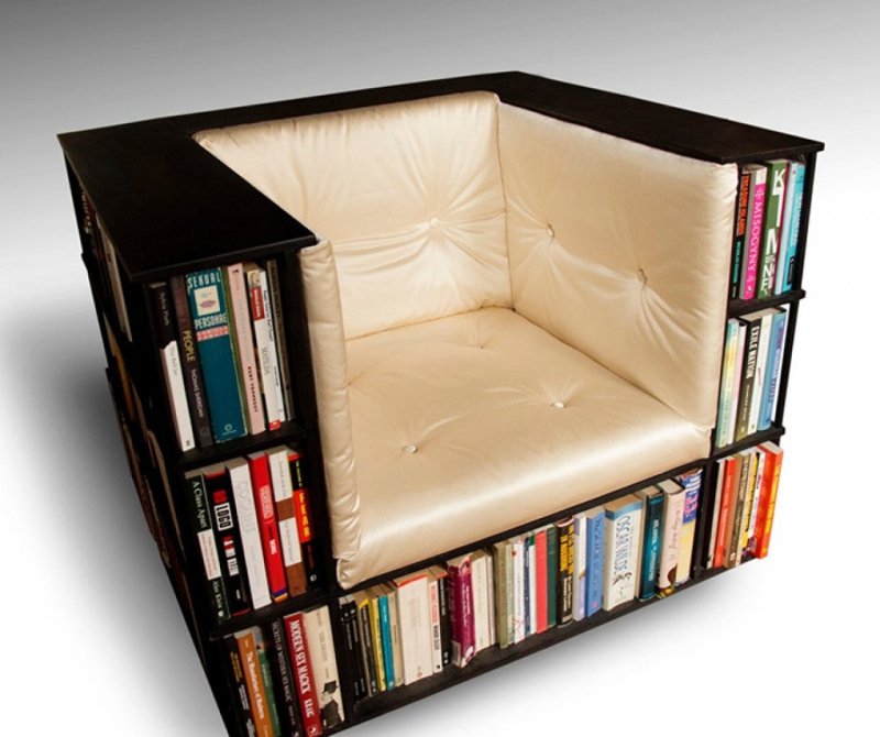 Креативные книжные полки