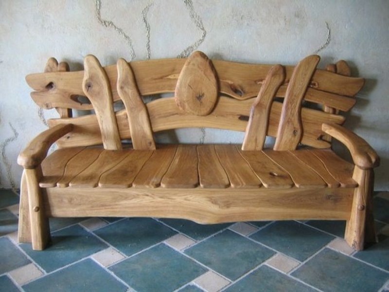 Кухня СКАЙДА 1 из массива сосны