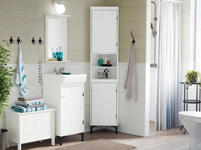 SILVERAN ikea шкаф для ванной