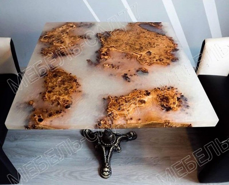 Столешница для кухни из эпоксидной смолы