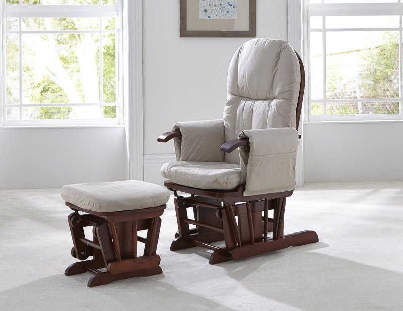 Кресло-качалка tutti bambini (Тутти Бамбини) gc35 Walnut/Cream