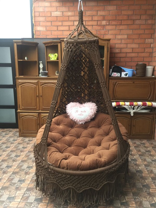 Кресло из макраме