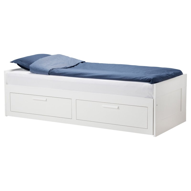 Кровать ikea черная brimnes