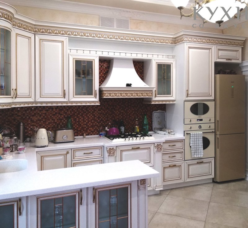 Патинированные кухни патина классика