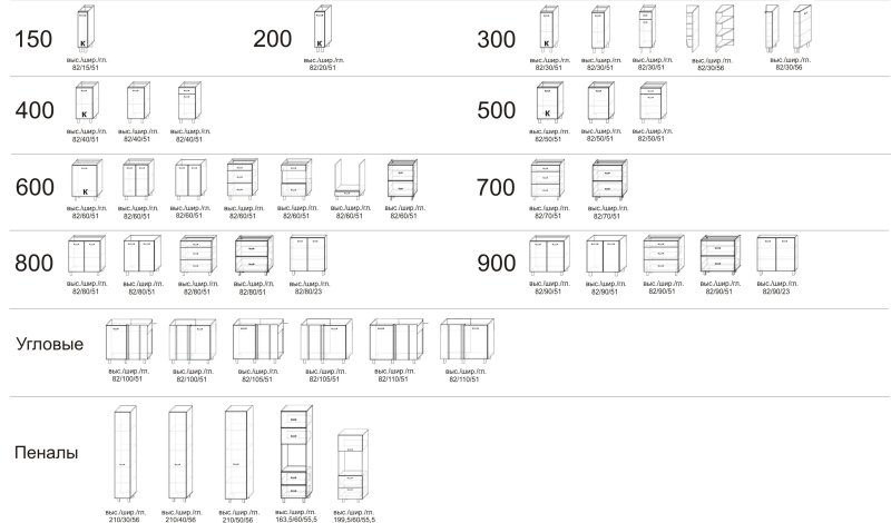 Верхний кухонный модуль глубина 400мм
