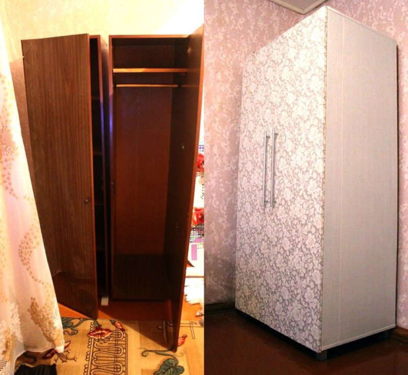 Переделка полированной тумбы