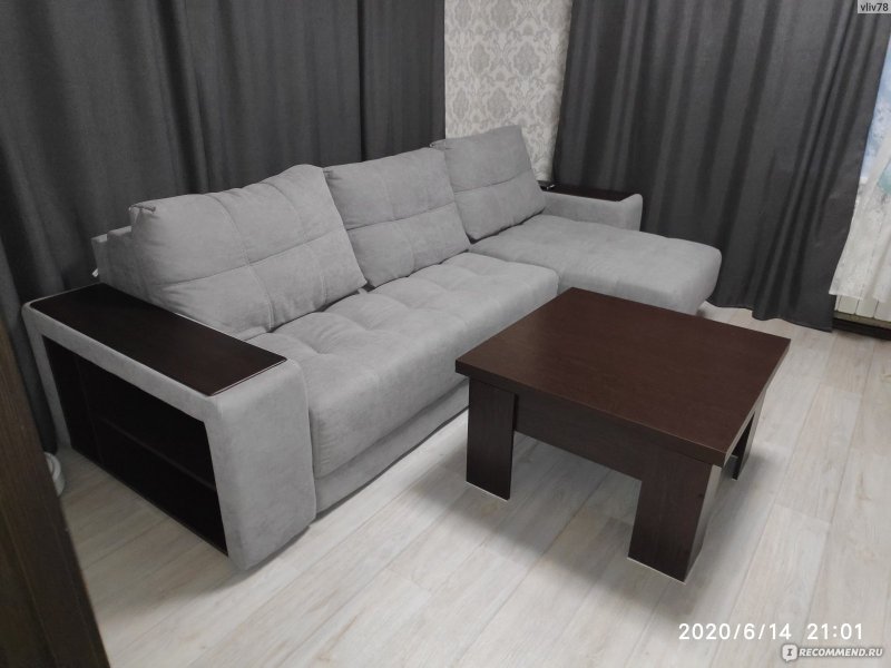 Диван Boss велюр Monolit Санд