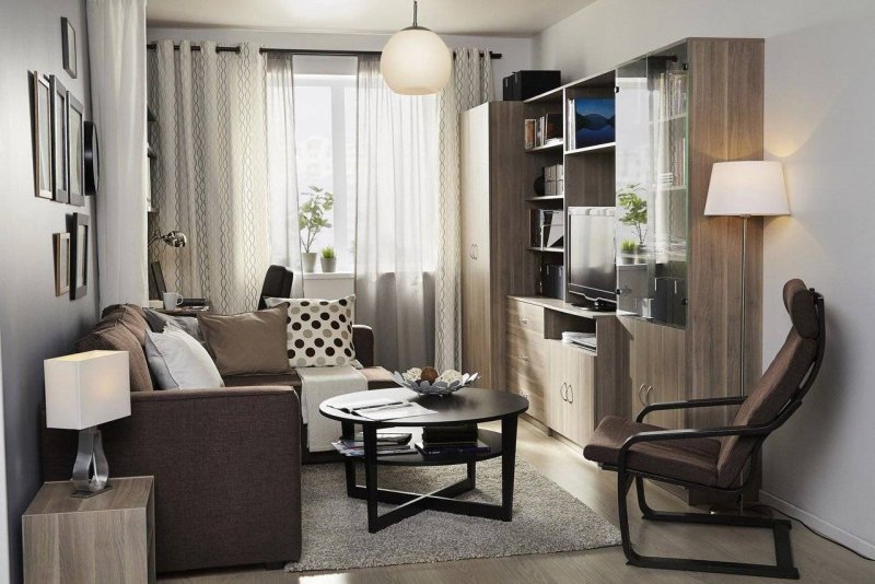 Интерьер гостиной ikea
