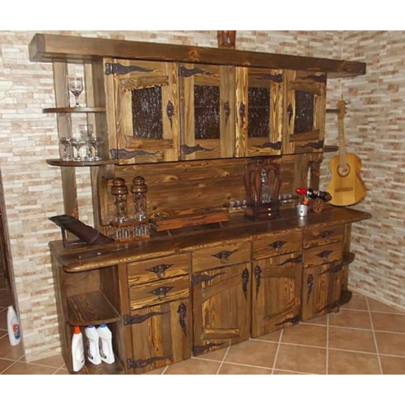 Деревянные кухни под старину