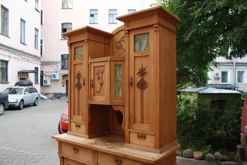 Кухонная мебель из старой стенки