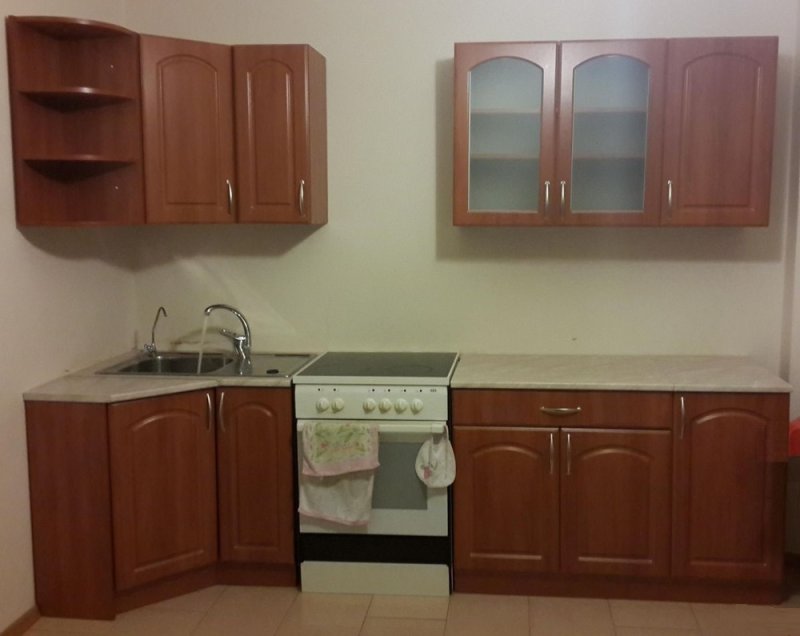 Кухонный гарнитур классика угловая 1335х1800 Боровичи мебель