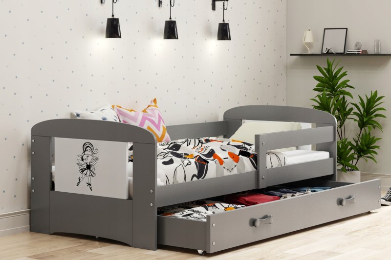 Детская кровать Filip Single Graphite