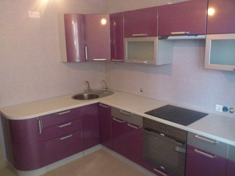 Кухня Трапеза массив Люкс 1335х2500