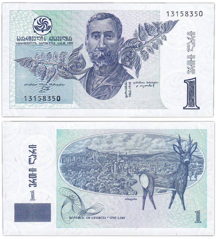 Купюры Грузии
