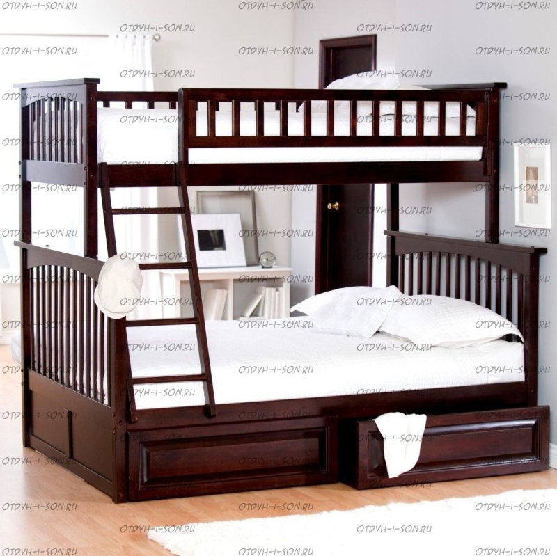 Двухъярусная кровать Twin/Full Bunkbed (Futon not included)