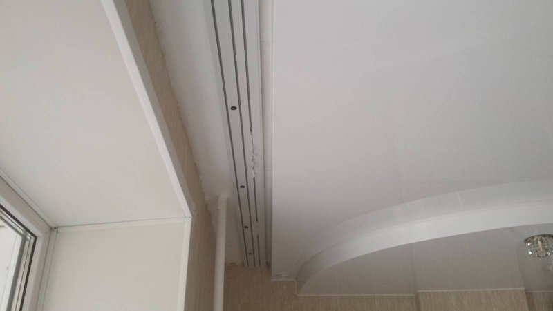 Гардины под натяжной потолок