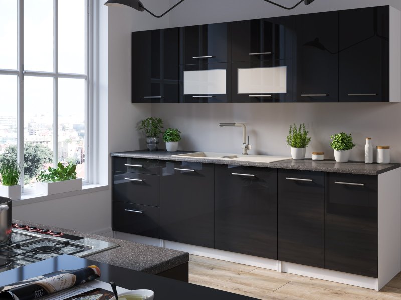 Кухня Black Gloss
