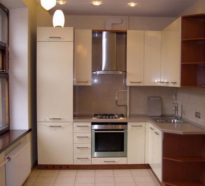 Планировка кухни 6 м2