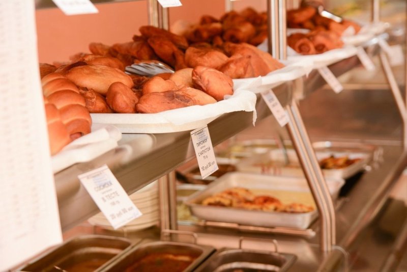 Ассортимент продукции в буфете