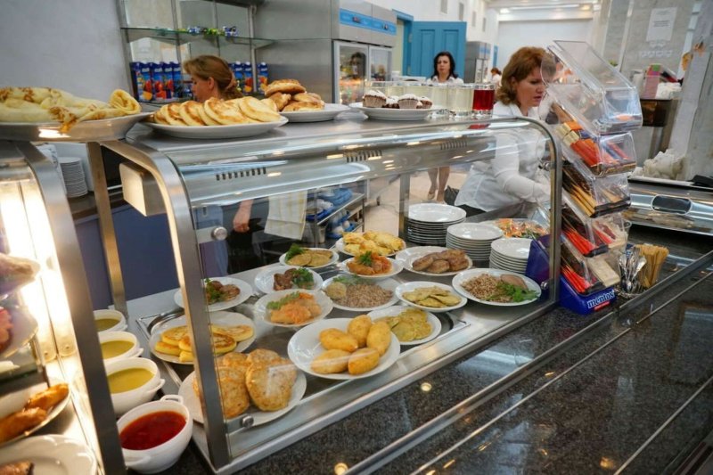 Меню для буфета в столовой